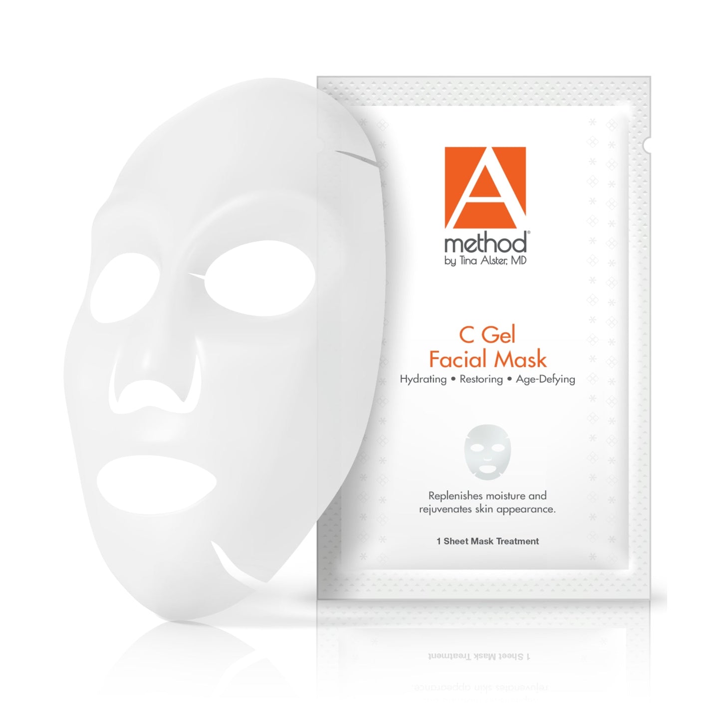 A Method by Tina Alster MD C Gel Facial Mask 6-pack: Hydrating, restoring, and age-defying sheet masks.