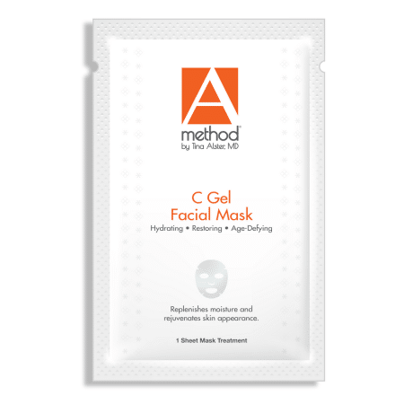 A Method by Tina Alster MD C Gel Facial Mask: Hydrating, restoring, age-defying single sheet mask treatment.
