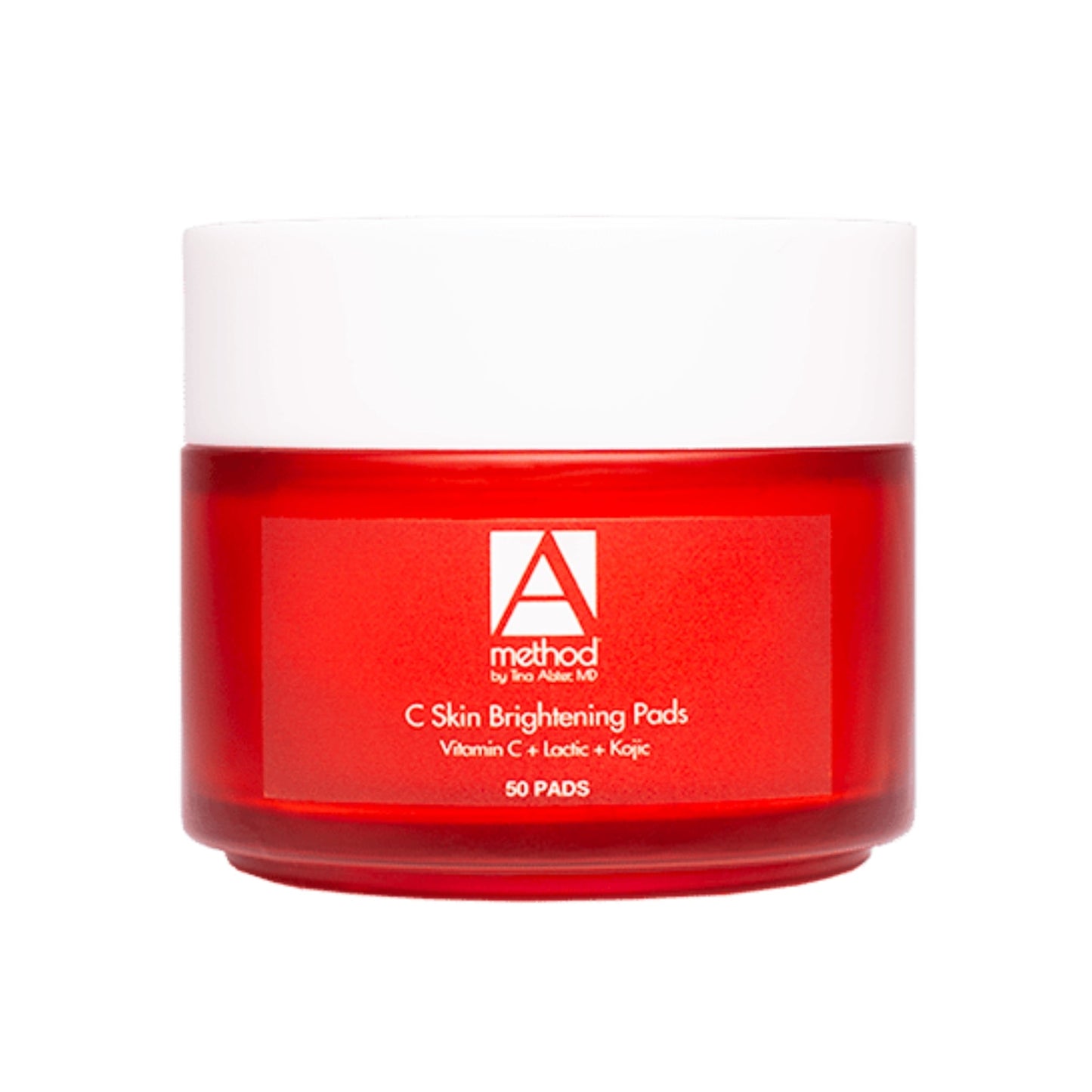 Method C Skin Brightening Pads: 50 pads with Vitamin C, Lactic, & Kojic acid for brighter skin.