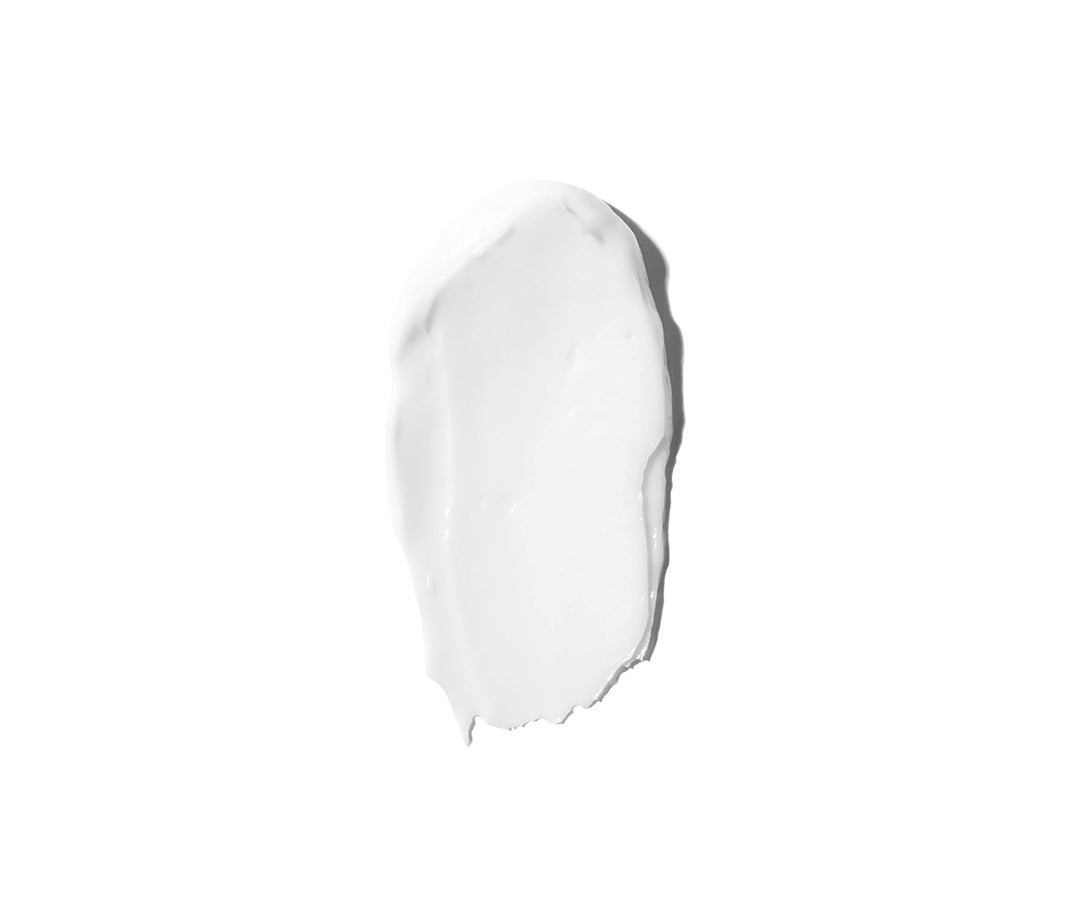 Creamy white body firming lotion swatch