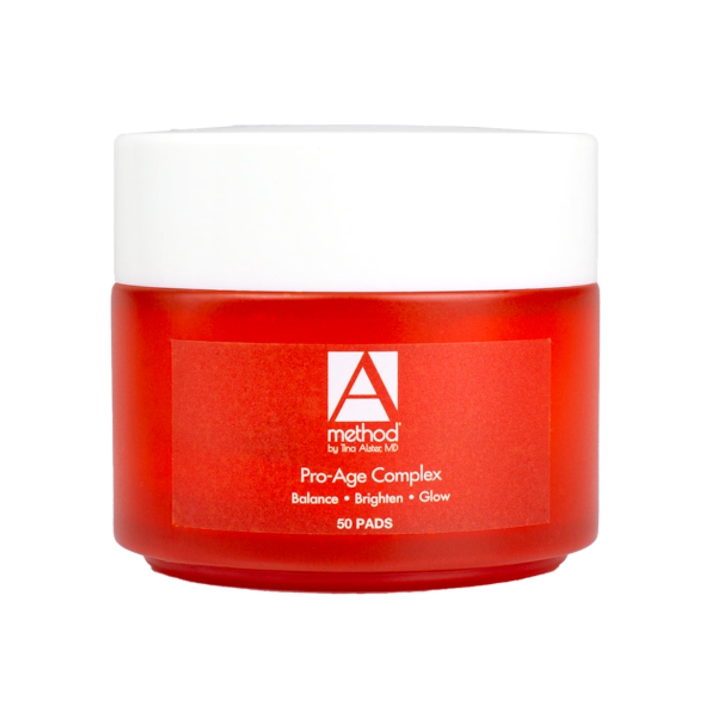 Method by Tina Alster MD Pro-Age Complex: 50 pads to balance, brighten & glow.
