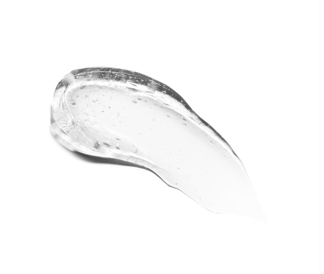 Clear gel swatch, showing texture and consistency.