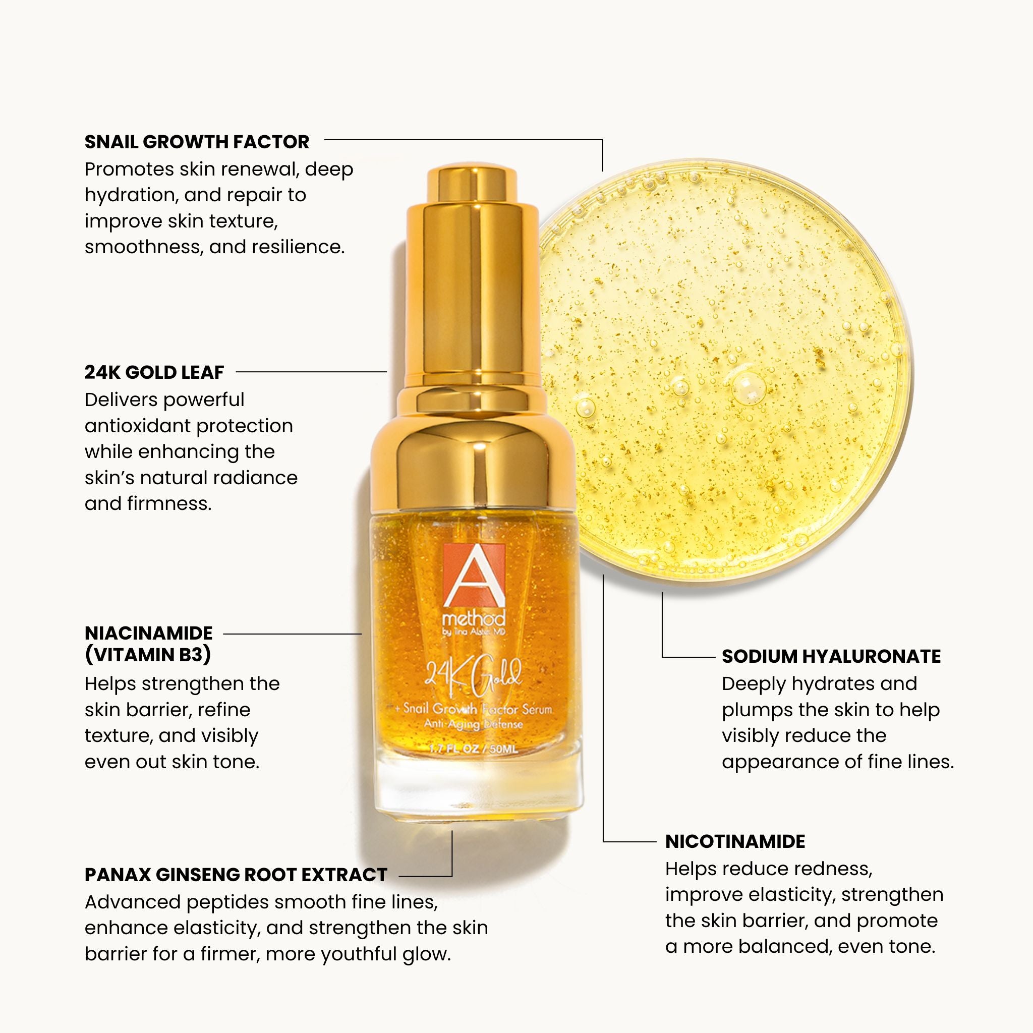 Golden Glow Duo | 24K Gold Serum + Collagen Masks by Dr. Tina
