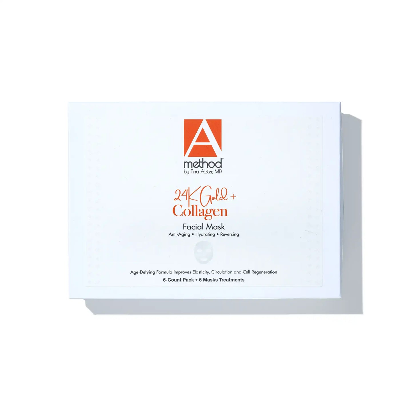 24K Gold + Collagen Facial Masks (6-Pack)