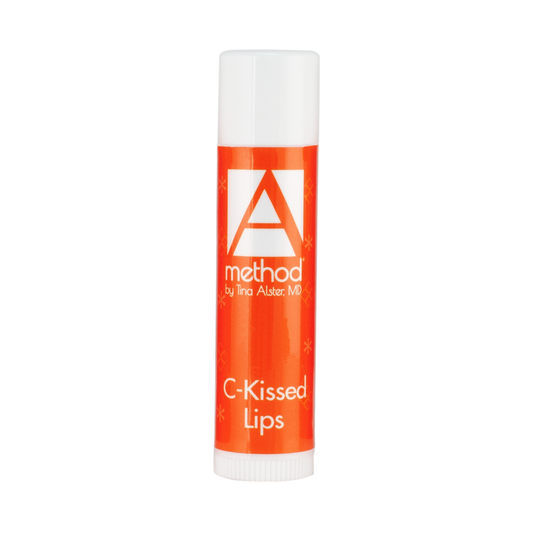 The A Method C-Kissed Lips orange vitamin C lip balm stick