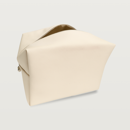 🎁 Vegan Leather Bag (Cream / White) (100% off)