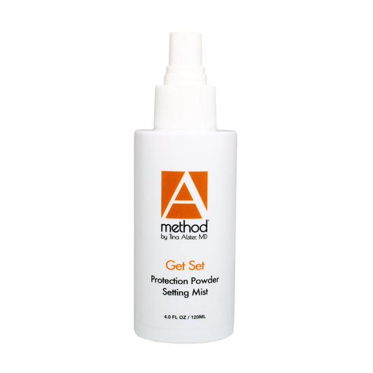 A Method by Tina Alster, MD Get Set Protection Powder Setting Mist, 4 fl oz spray bottle
