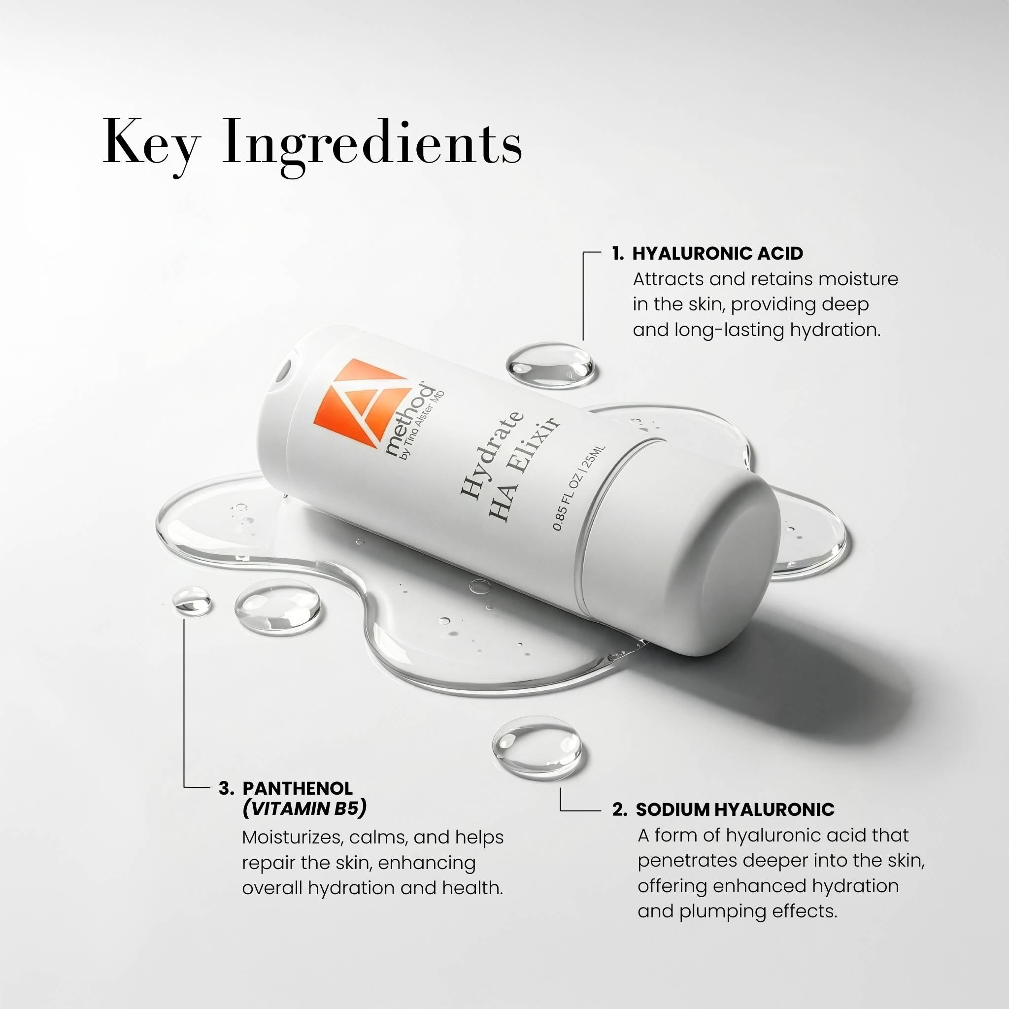 Hyaluronic Acid Serum - Hydrate HA Elixir – The A Method®