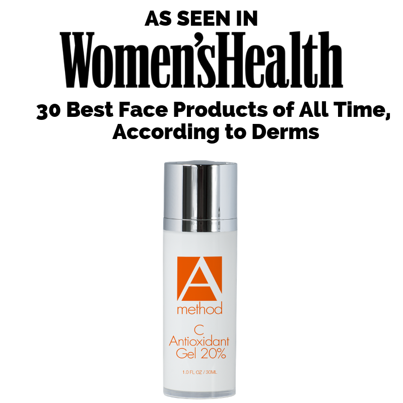 The A Method C Antioxidant Gel 20% Makes List of Best Face Products of All Time by Women’s Health Magazine